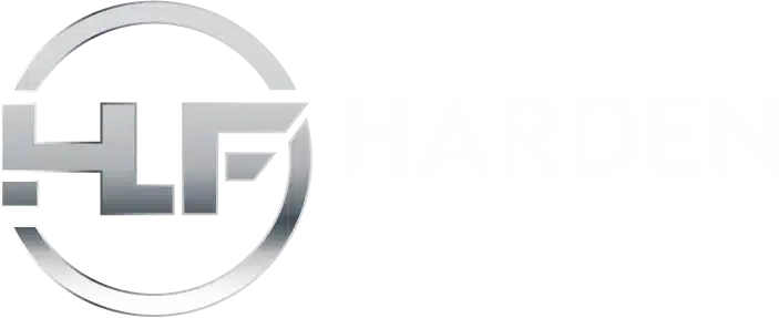 Harden Law Firm Logo Chrome